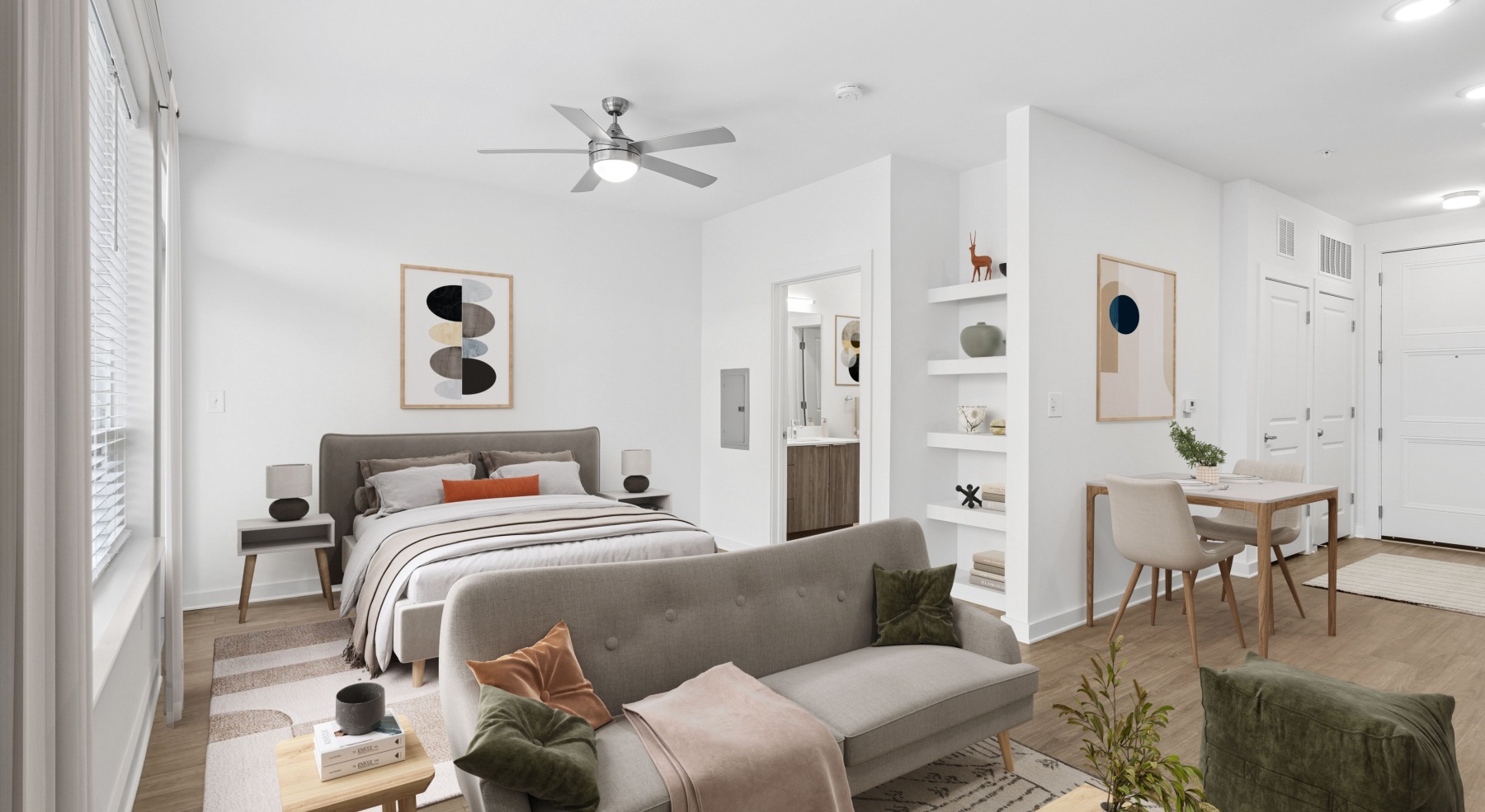 living room bedrom
